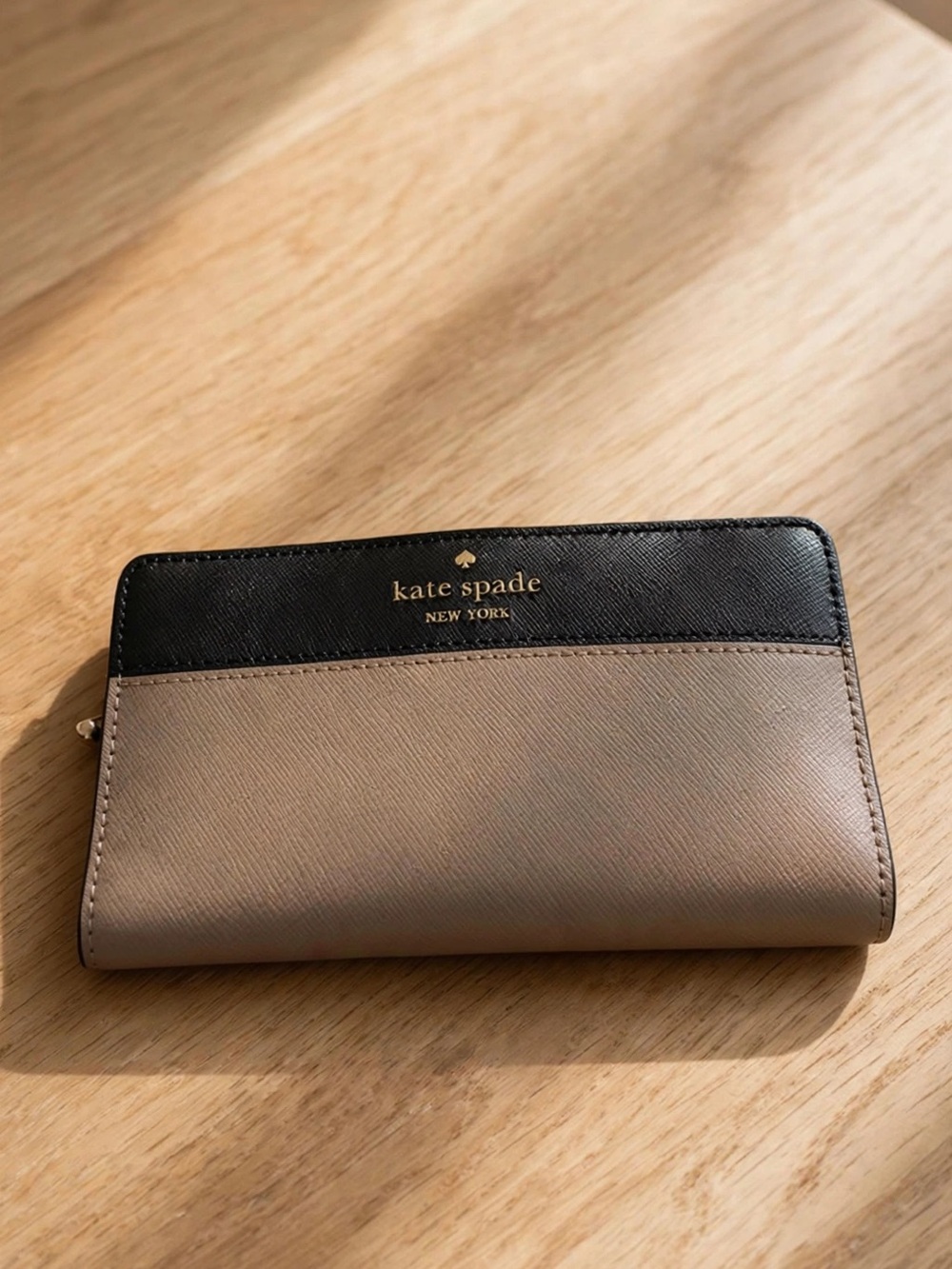 Kate Spade Staci Colorblock Large Slim Bifold Wallet